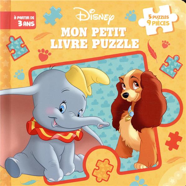 Mon petit livre puzzle (9 pieces) ; les animaux