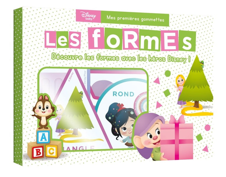 Mes premières gommettes : Disney : découvre les formes ; formes géométriques