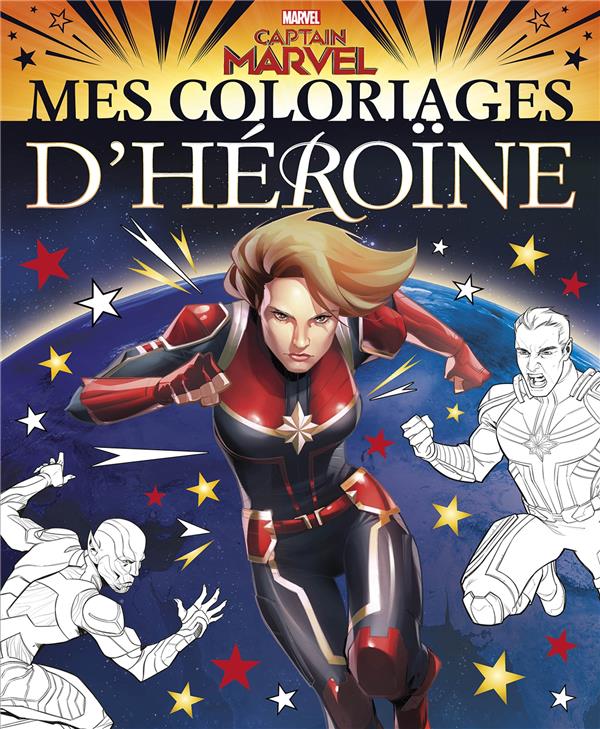 Captain Marvel : mes coloriages d'héroïnes