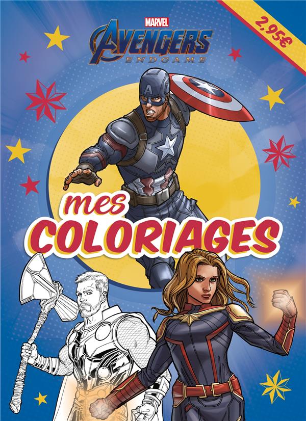 Mes coloriages : marvel ; endgame