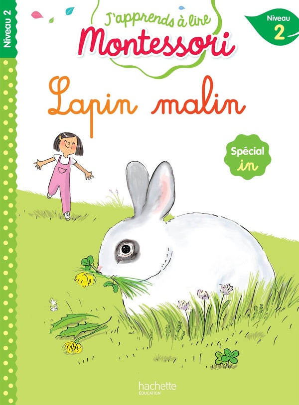 J'apprends à lire Montessori : lapin malin, niveau 2