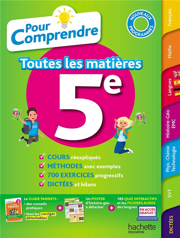 Pour comprendre toutes les matières : 5e