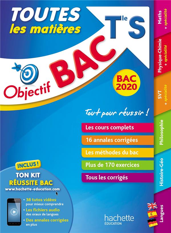 Objectif bac ; toutes les matières ; terminale S (édition 2020)