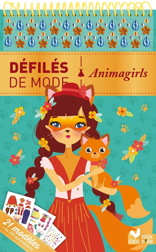 Bloc à spirales : animagirls ; défilés de mode