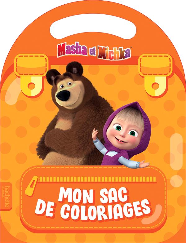 Masha et Michka : mon sac de coloriages