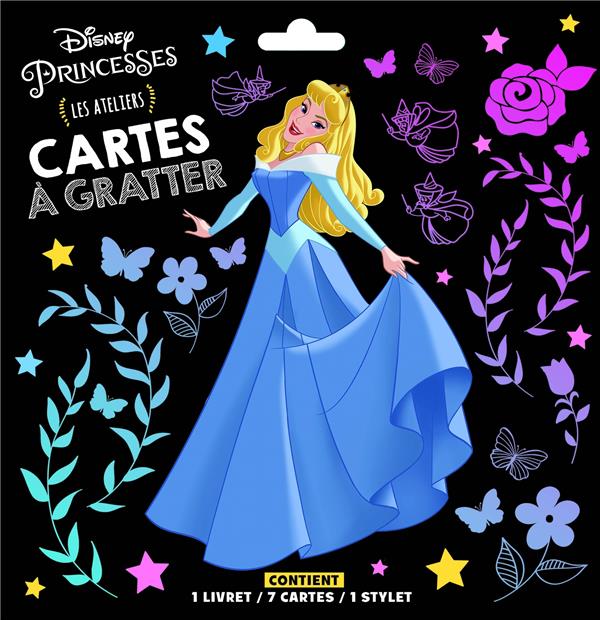 Les ateliers Disney : Disney Princesses : cartes à gratter