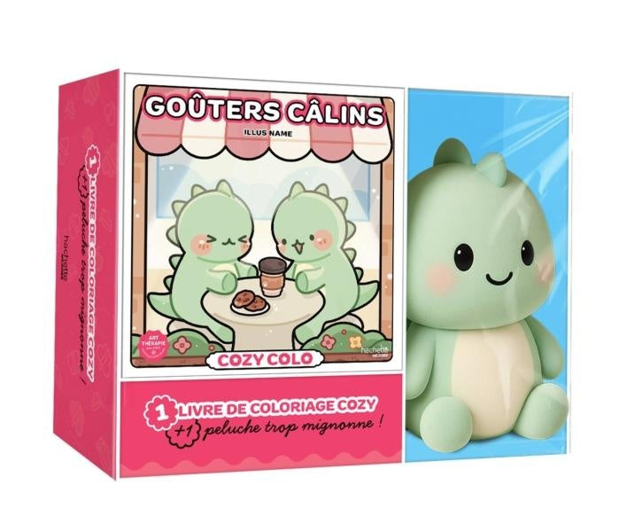 Coffret cozy + peluche Dinosaure