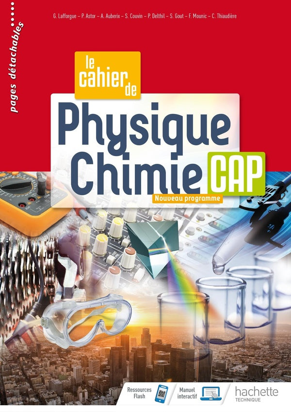 Le cahier de physique-chimie ; CAP ; livre élève (édition 2020)