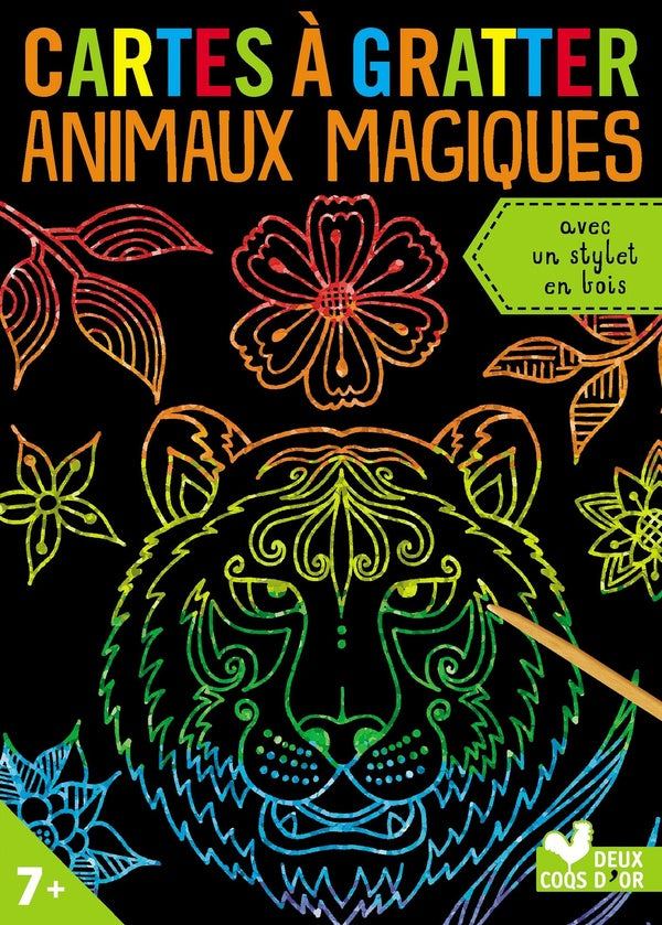 Mes cartes à gratter : animaux magiques