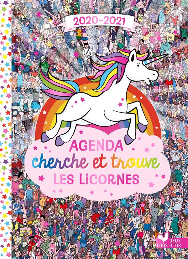 Agenda cherche et trouve les licornes (édition 2020/2021)