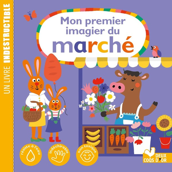 Mon premier imagier du marché ; un livre indestructible