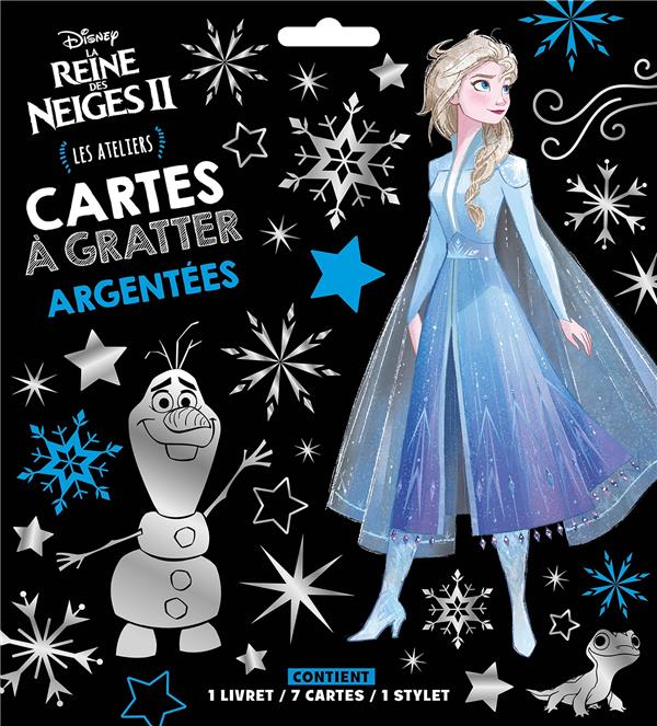 Les ateliers Disney : La Reine des Neiges 2 : cartes à gratter argentées