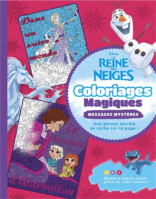 Coloriages magiques : La Reine des Neiges : Messages mystères