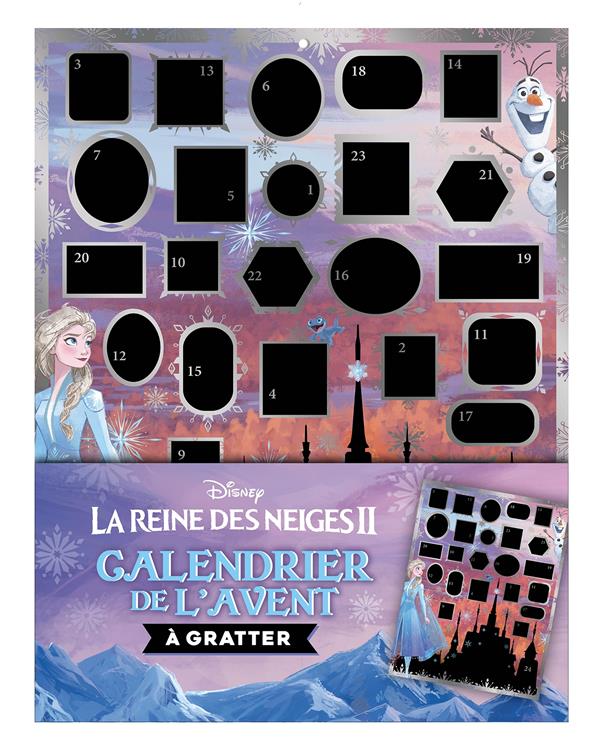 La Reine des Neiges 2 : calendrier de l'avent à gratter