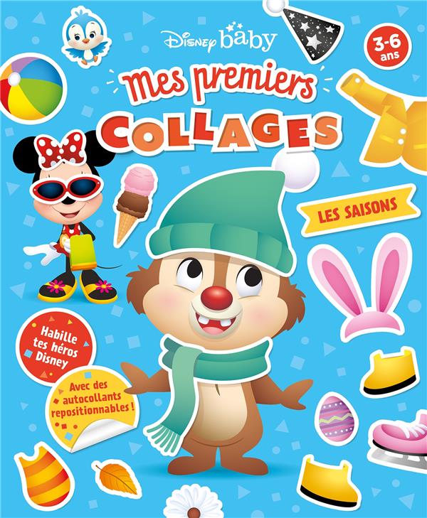 Mes premiers collages : Disney Baby : les saisons