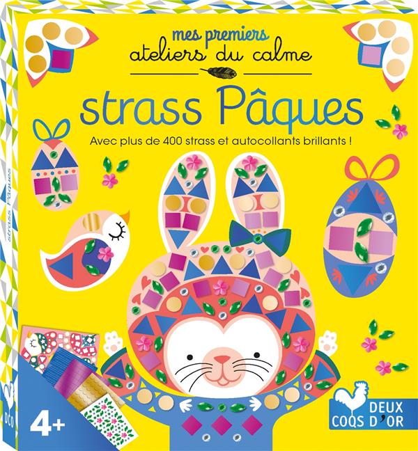 Strass Pâques ; avec plus de 400 strass et autocollants brillants !
