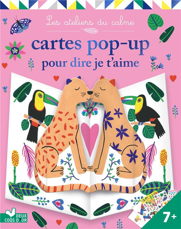 Les ateliers du calme : cartes pop-up pour dire je t'aime