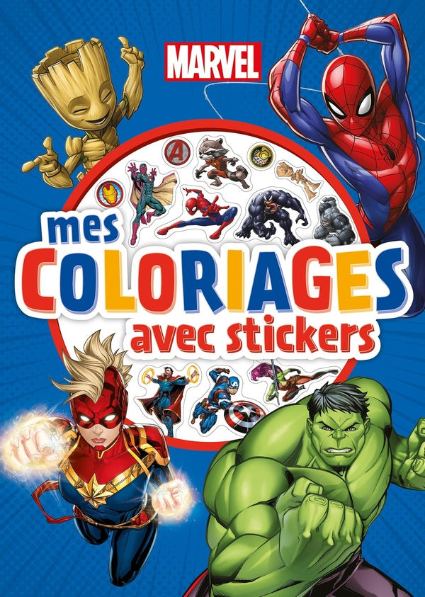 Mes coloriages avec stickers : mes coloriages avec stickers