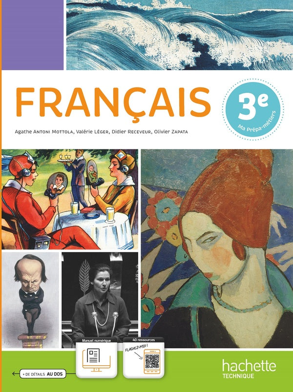 Français ; 3e prépa-métiers ; livre élève