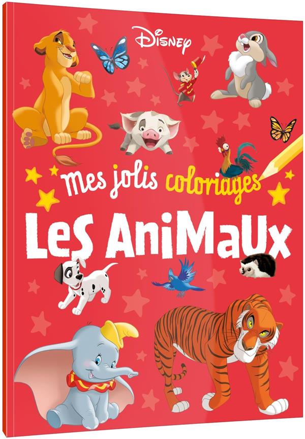 Mes jolis coloriages : Disney Pixar : les animaux