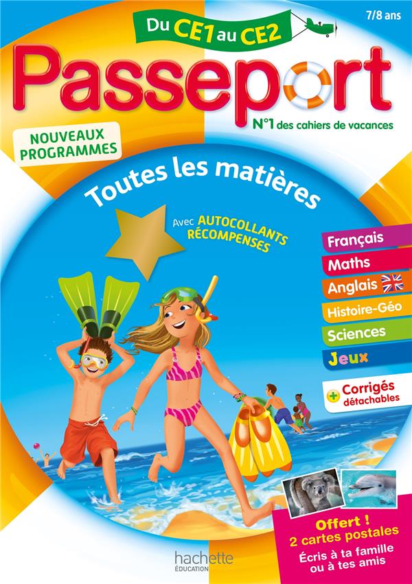 Passeport : toutes les matières ; du CE1 au CE2