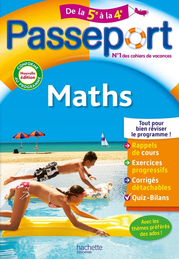 Passeport : maths ; de la 5e à la 4e