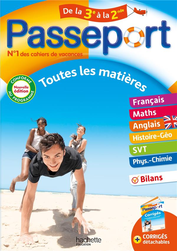 Passeport : toutes les matières ; de la 3e à la 2de