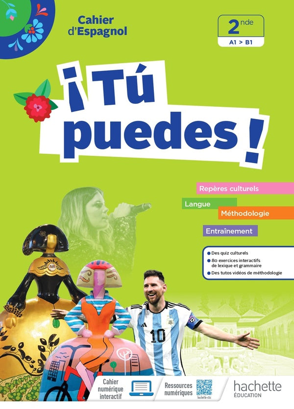 Tu puedes : espagnol ; 2de ; cahier élève ; A1>B1