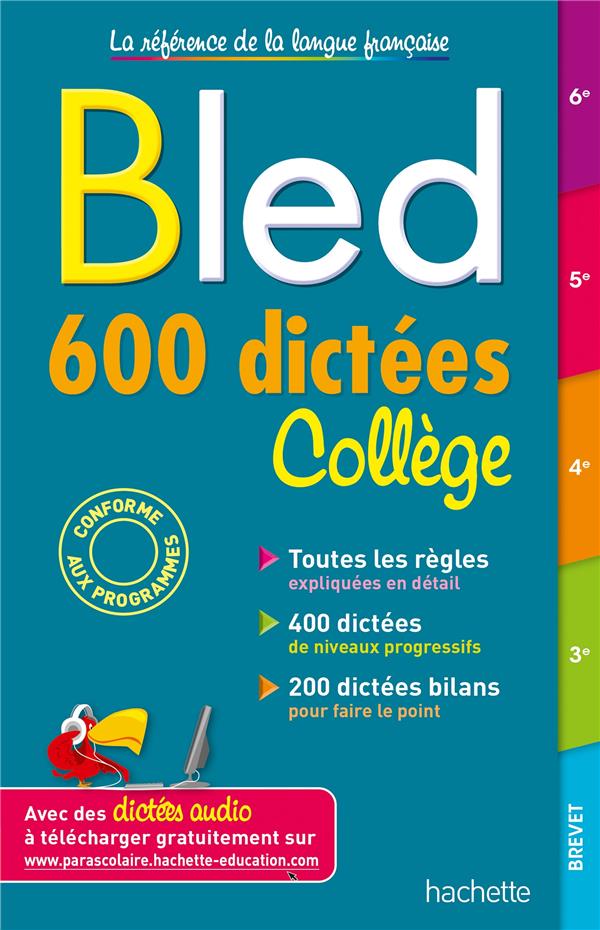Bled : 600 dictées collège