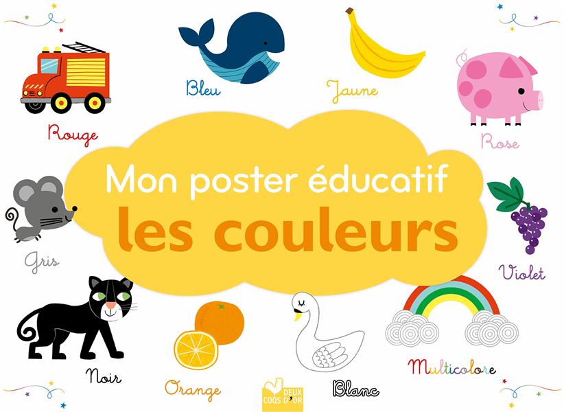Mon poster éducatif : les couleurs