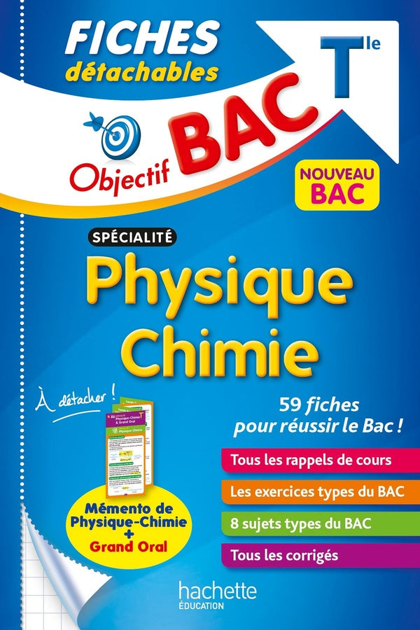 Objectif bac : spécialité physique chimie ; terminale ; fiches détachables