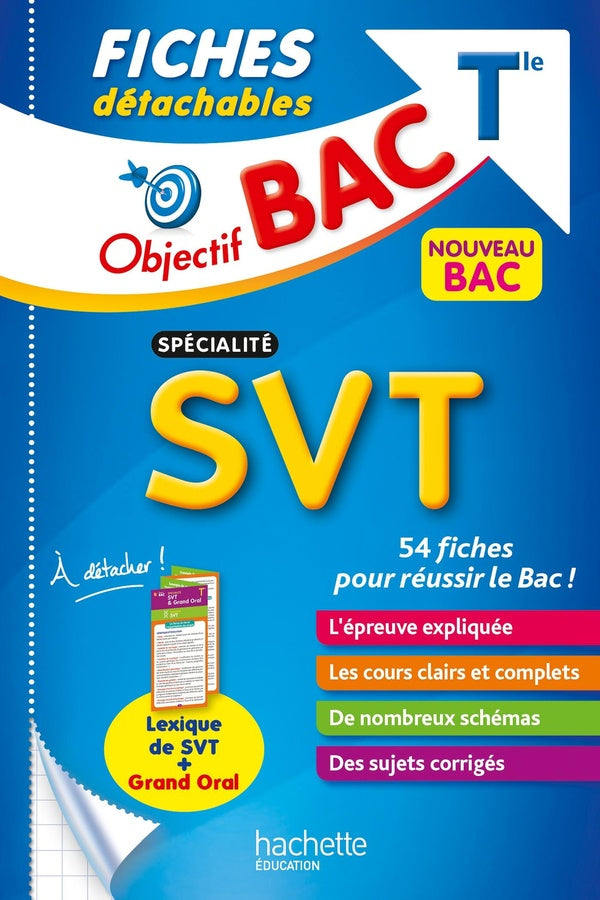 Objectif bac : spécialité SVT ; terminale ; fiches détachables