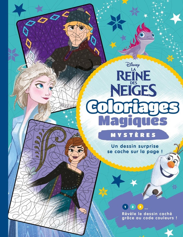 Coloriages magiques : La Reine des Neiges : mystères