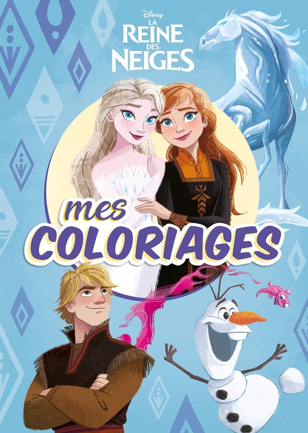 Mes coloriages : La Reine des Neiges