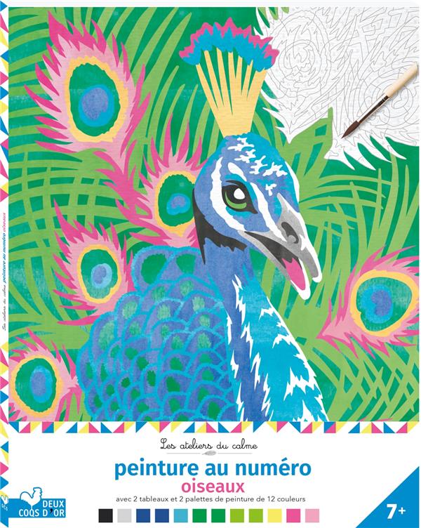 Les ateliers du calme : peinture au numéro : oiseaux