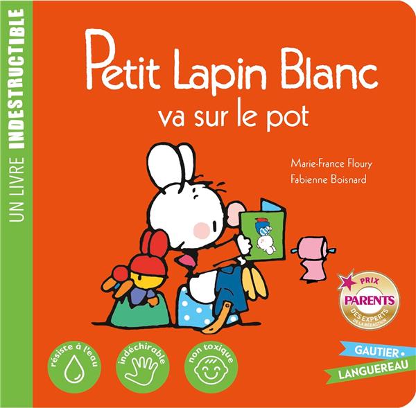 Petit Lapin Blanc : va sur le pot