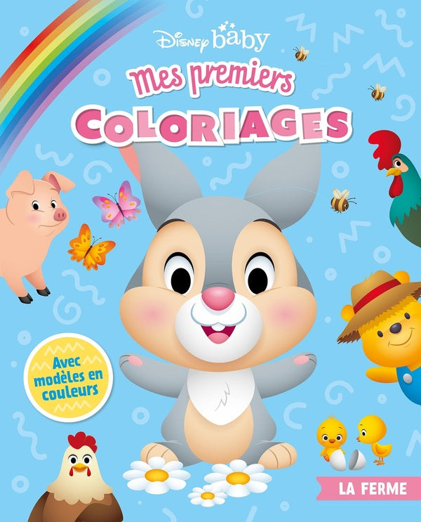 Mes premiers coloriages : Disney Baby : mes premiers coloriages : la ferme