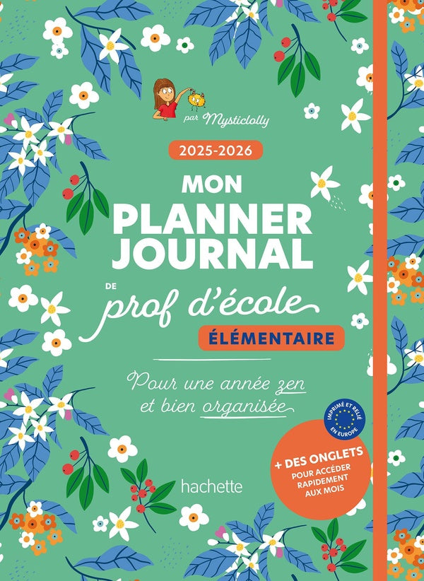 Mon planner journal de prof d'école Elémentaire (édition 2025/2026)
