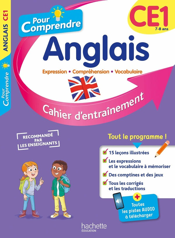 Pour comprendre l'anglais : cahier d'entraînement ; CE1