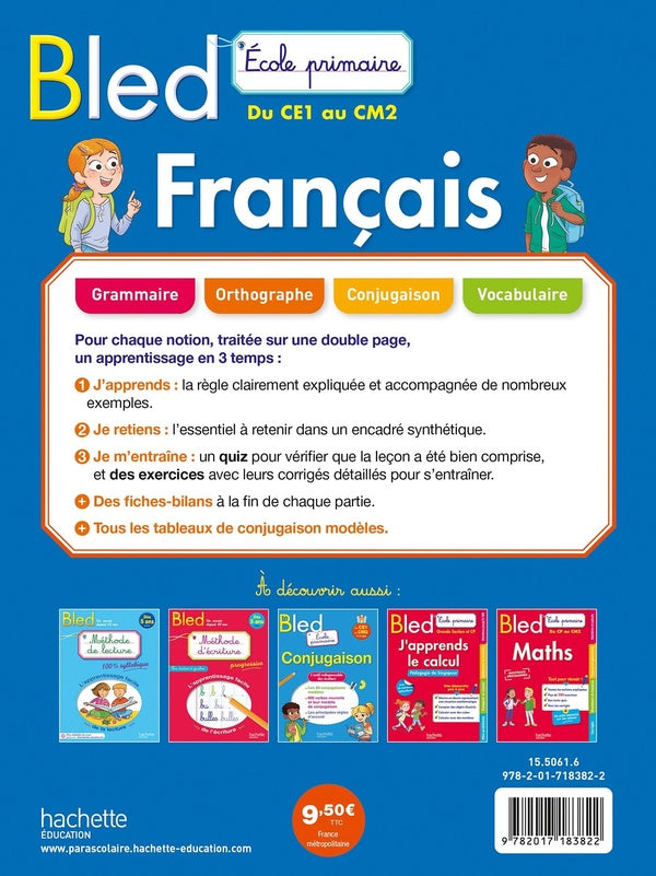 Bled école primaire français : du CE1 au CM2