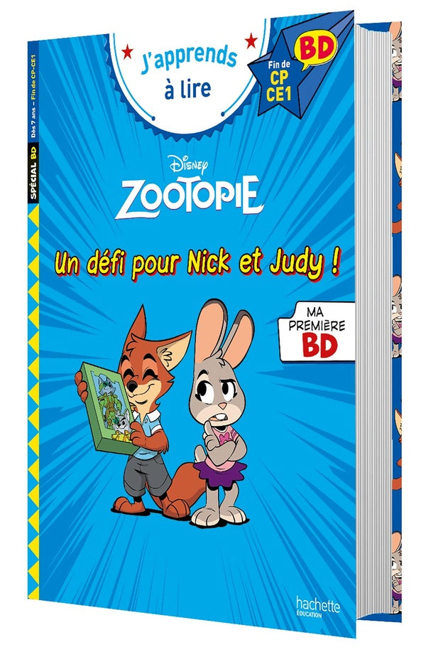J'apprends à lire ; zootopie : un défi pour Nick et Judy !