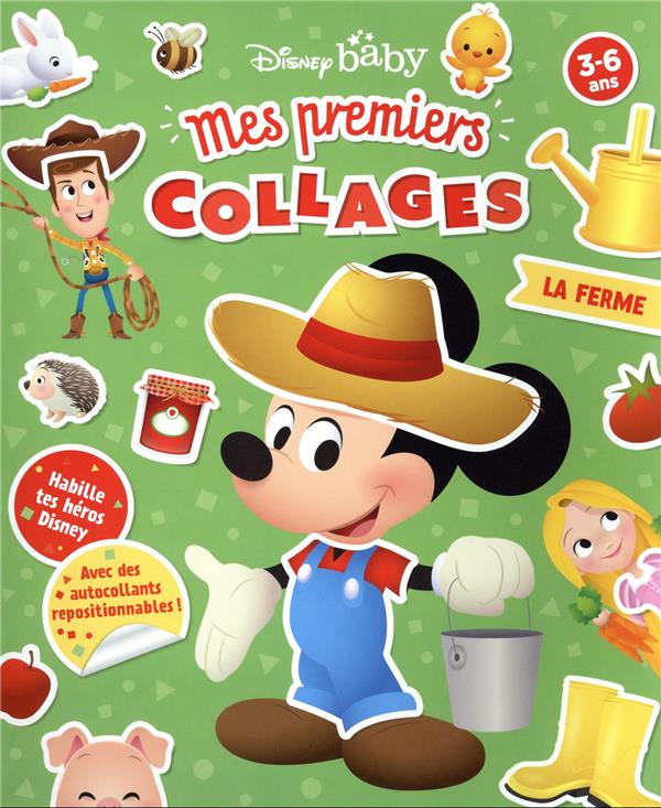 Mes premiers collages : Disney Baby : la ferme