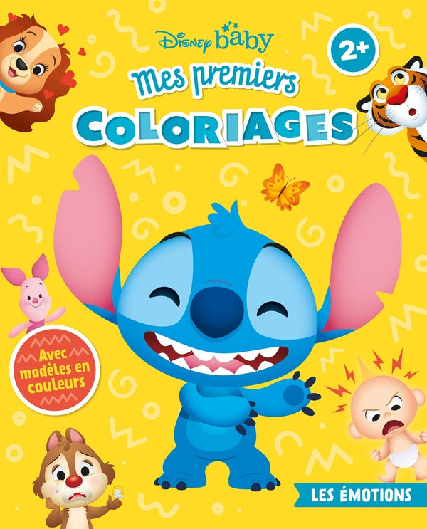 Mes premiers coloriages : Disney Baby : les émotions