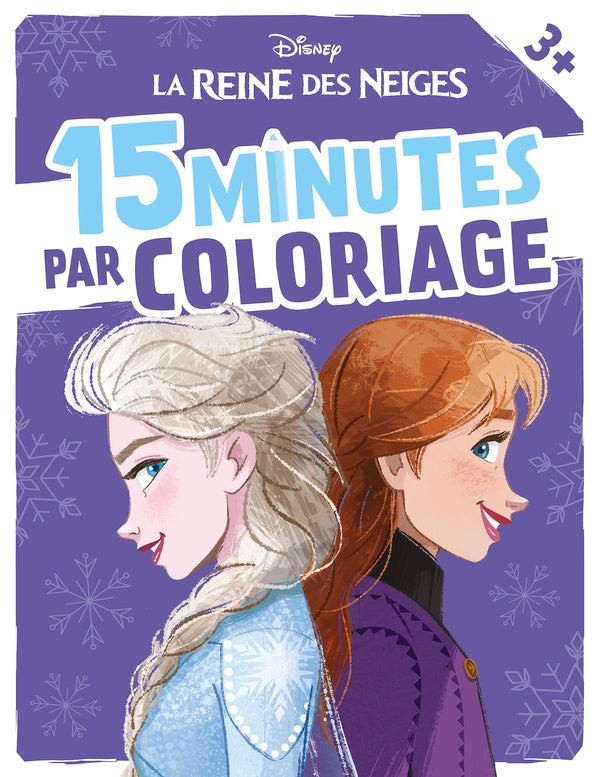 15 minutes par coloriage : La Reine des Neiges
