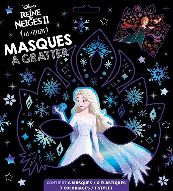 Les ateliers Disney : La Reine des Neiges 2 : Masques à gratter