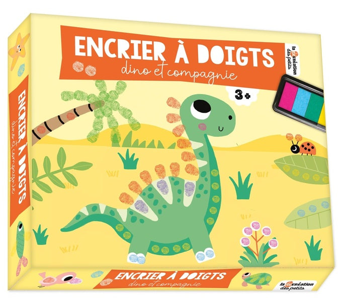 Encrier à doigt : dino et compagnie