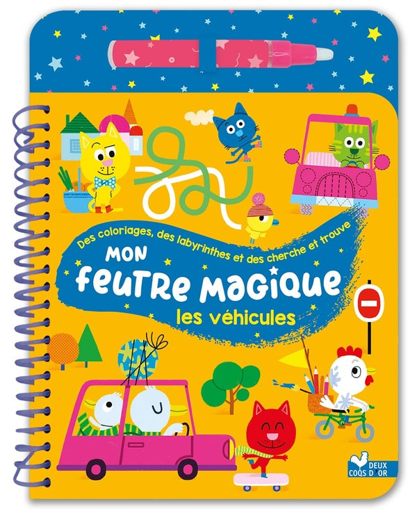 Mon feutre magique : les véhicules