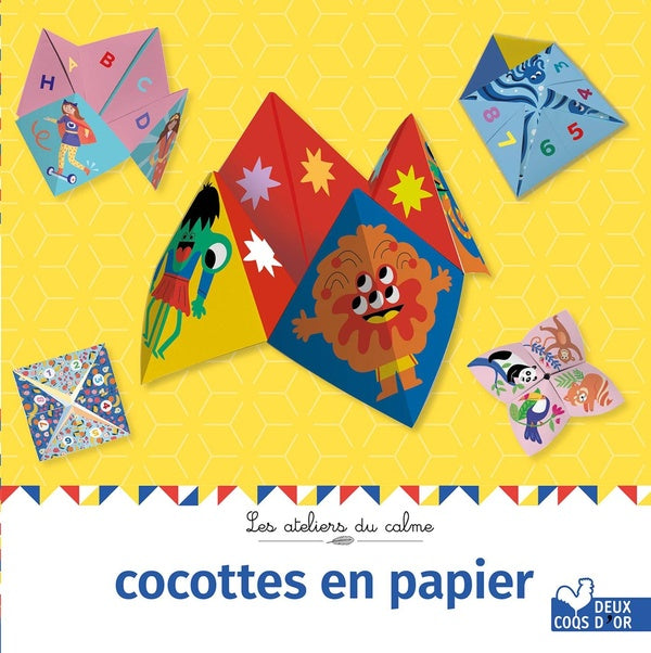 Les ateliers du calme : cocottes en papier