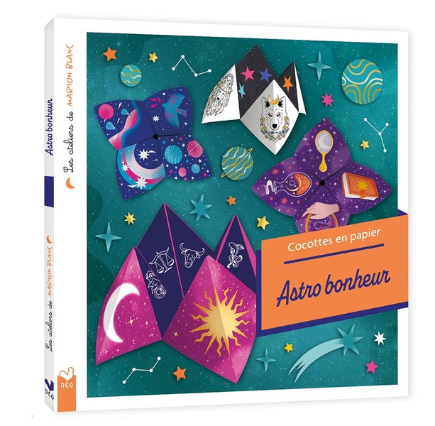 Les ateliers du calme : Les ateliers de Marion Blanc : Cocottes en papier ; Astro bonheur