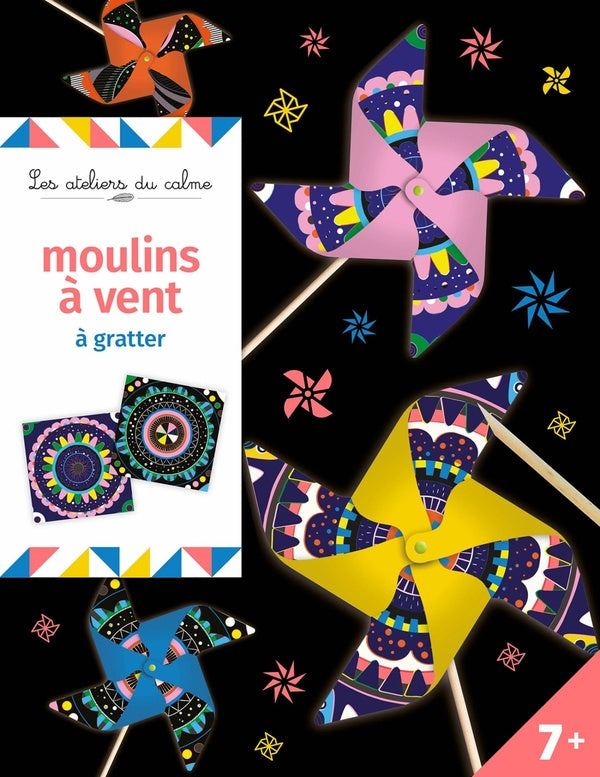 Les ateliers du calme : moulins à vent à gratter